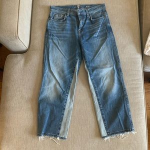 7 for all mankind crop boyfriend jeans